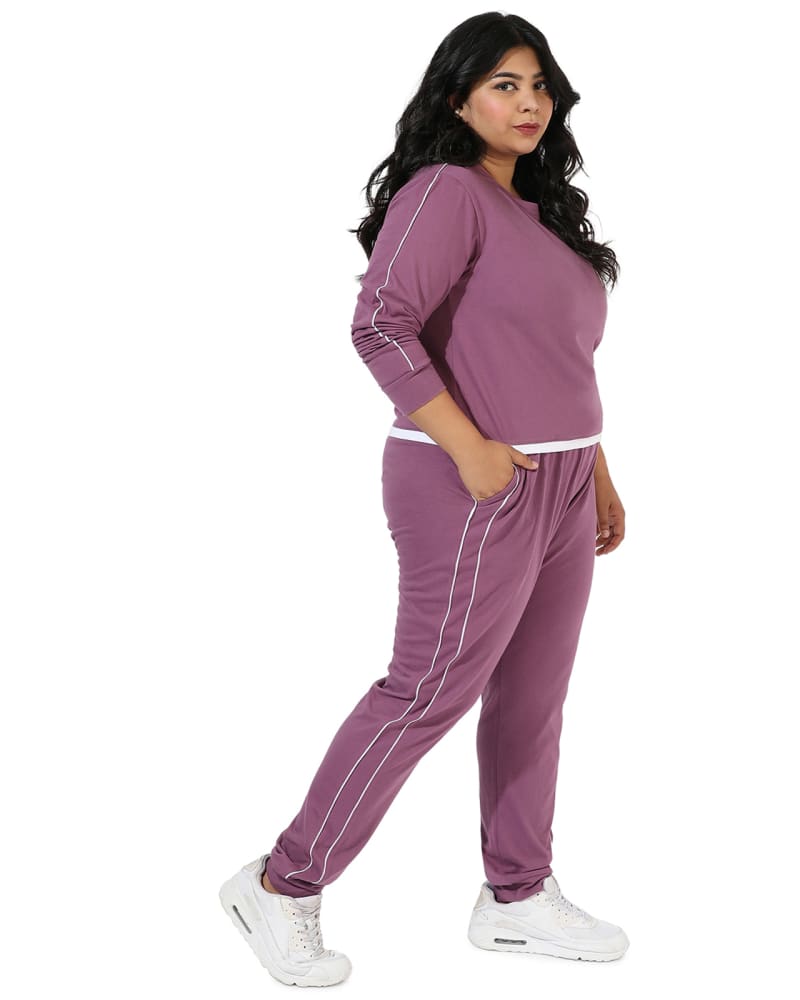 Lilac jogging suit top